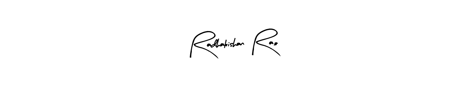 Radhakishan Rao stylish signature style. Best Handwritten Sign (Arty Signature) for my name. Handwritten Signature Collection Ideas for my name Radhakishan Rao. Radhakishan Rao signature style 8 images and pictures png