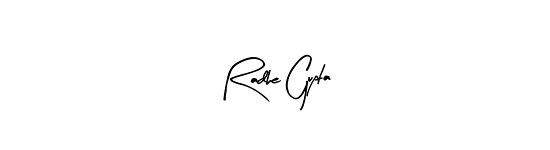 Also we have Radhe Gupta name is the best signature style. Create professional handwritten signature collection using Arty Signature autograph style. Radhe Gupta signature style 8 images and pictures png