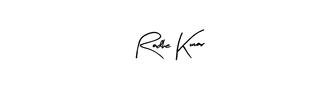 Design your own signature with our free online signature maker. With this signature software, you can create a handwritten (Arty Signature) signature for name Radhe Kumar. Radhe Kumar signature style 8 images and pictures png