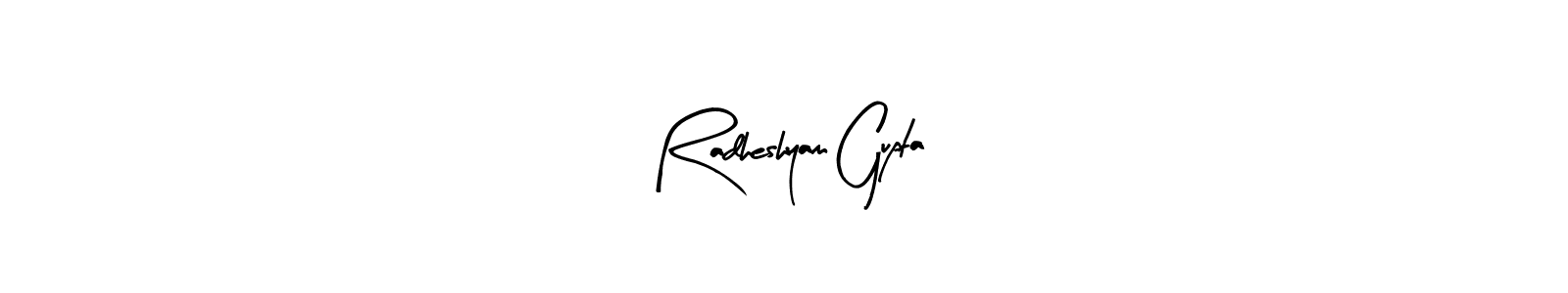 How to make Radheshyam Gupta signature? Arty Signature is a professional autograph style. Create handwritten signature for Radheshyam Gupta name. Radheshyam Gupta signature style 8 images and pictures png