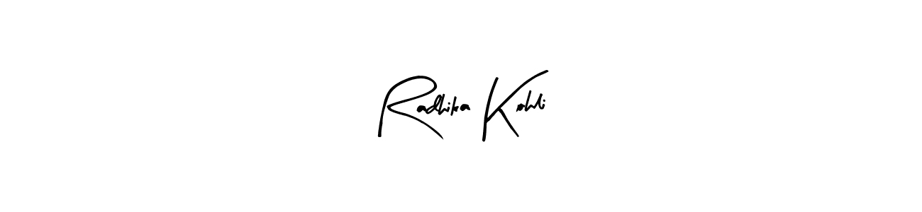 Make a beautiful signature design for name Radhika Kohli. Use this online signature maker to create a handwritten signature for free. Radhika Kohli signature style 8 images and pictures png