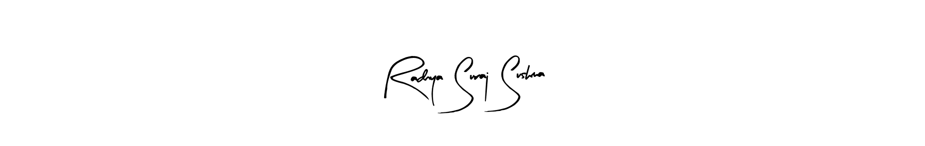 Here are the top 10 professional signature styles for the name Radnya Suraj Sushma. These are the best autograph styles you can use for your name. Radnya Suraj Sushma signature style 8 images and pictures png