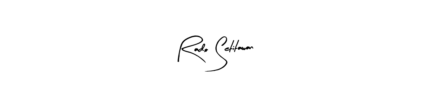 You can use this online signature creator to create a handwritten signature for the name Rado Setitawan. This is the best online autograph maker. Rado Setitawan signature style 8 images and pictures png