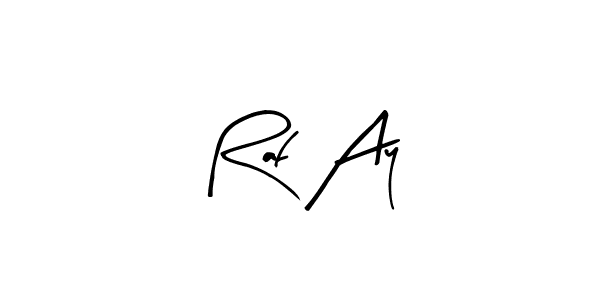 The best way (Arty Signature) to make a short signature is to pick only two or three words in your name. The name Raf Ay include a total of six letters. For converting this name. Raf Ay signature style 8 images and pictures png