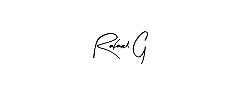 The best way (Arty Signature) to make a short signature is to pick only two or three words in your name. The name Rafael G include a total of six letters. For converting this name. Rafael G signature style 8 images and pictures png