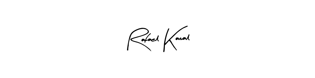 if you are searching for the best signature style for your name Rafael Kamal. so please give up your signature search. here we have designed multiple signature styles  using Arty Signature. Rafael Kamal signature style 8 images and pictures png