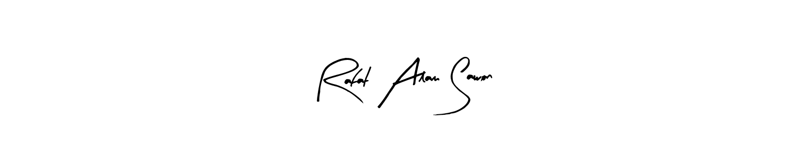 Use a signature maker to create a handwritten signature online. With this signature software, you can design (Arty Signature) your own signature for name Rafat Alam Sawon. Rafat Alam Sawon signature style 8 images and pictures png