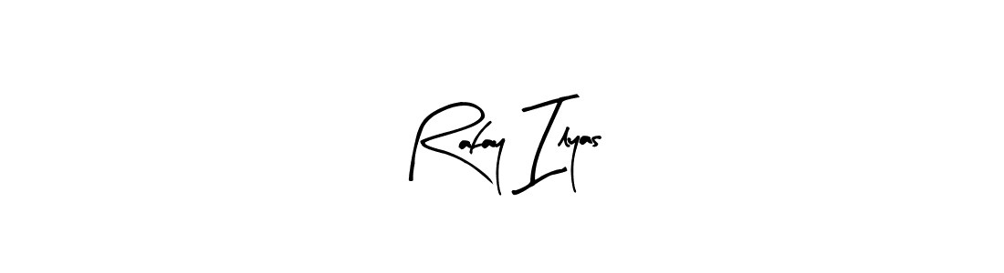 How to make Rafay Ilyas name signature. Use Arty Signature style for creating short signs online. This is the latest handwritten sign. Rafay Ilyas signature style 8 images and pictures png