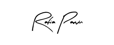Enhance your business communications with Rafia Parvin signature in Arty Signature lettering. Clean, modern, and universally compatible. Rafia Parvin signature style 8 images and pictures png