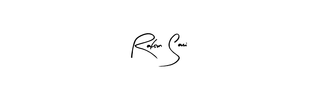 Here are the top 10 professional signature styles for the name Rafsun Sami. These are the best autograph styles you can use for your name. Rafsun Sami signature style 8 images and pictures png