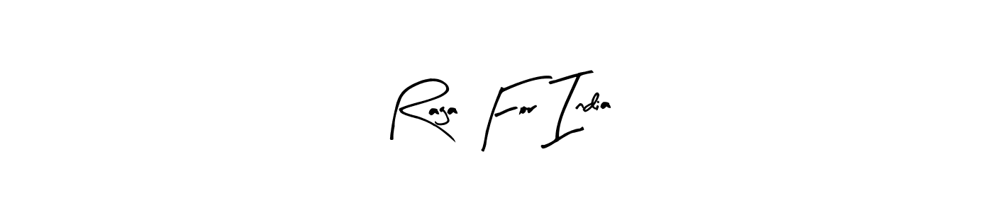 Raga For India stylish signature style. Best Handwritten Sign (Arty Signature) for my name. Handwritten Signature Collection Ideas for my name Raga For India. Raga For India signature style 8 images and pictures png