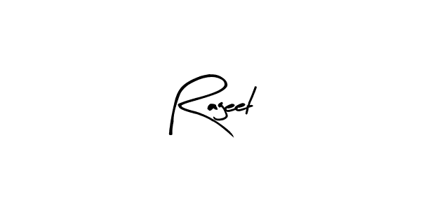 How to make Rageet signature? Arty Signature is a professional autograph style. Create handwritten signature for Rageet name. Rageet signature style 8 images and pictures png