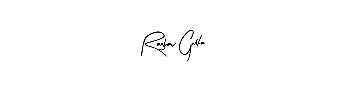 Design your own signature with our free online signature maker. With this signature software, you can create a handwritten (Arty Signature) signature for name Raghav Gulta. Raghav Gulta signature style 8 images and pictures png