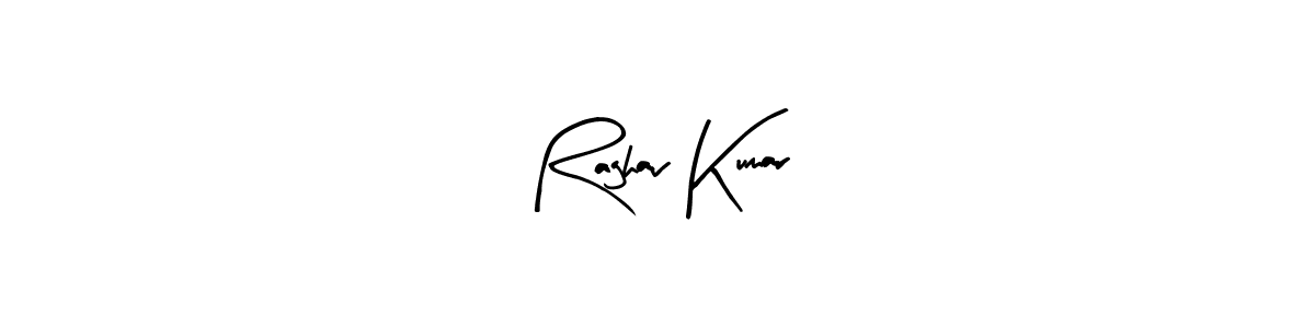 How to make Raghav Kumar name signature. Use Arty Signature style for creating short signs online. This is the latest handwritten sign. Raghav Kumar signature style 8 images and pictures png