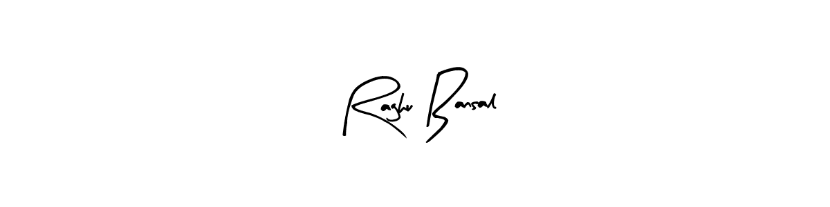 Similarly Arty Signature is the best handwritten signature design. Signature creator online .You can use it as an online autograph creator for name Raghu Bansal. Raghu Bansal signature style 8 images and pictures png