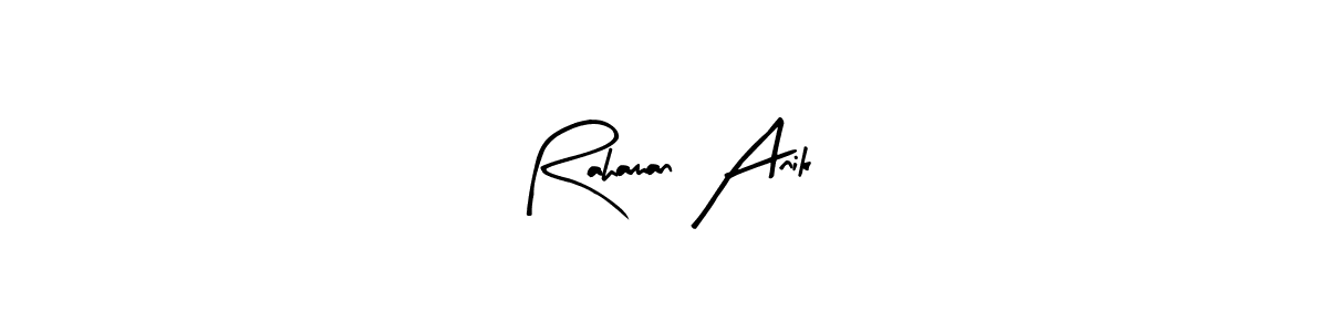 See photos of Rahaman Anik official signature by Spectra . Check more albums & portfolios. Read reviews & check more about Arty Signature font. Rahaman Anik signature style 8 images and pictures png