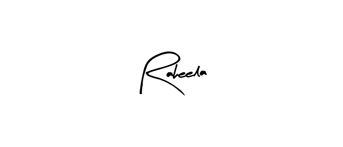 Similarly Arty Signature is the best handwritten signature design. Signature creator online .You can use it as an online autograph creator for name Raheela. Raheela signature style 8 images and pictures png
