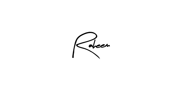 Use a signature maker to create a handwritten signature online. With this signature software, you can design (Arty Signature) your own signature for name Raheem. Raheem signature style 8 images and pictures png