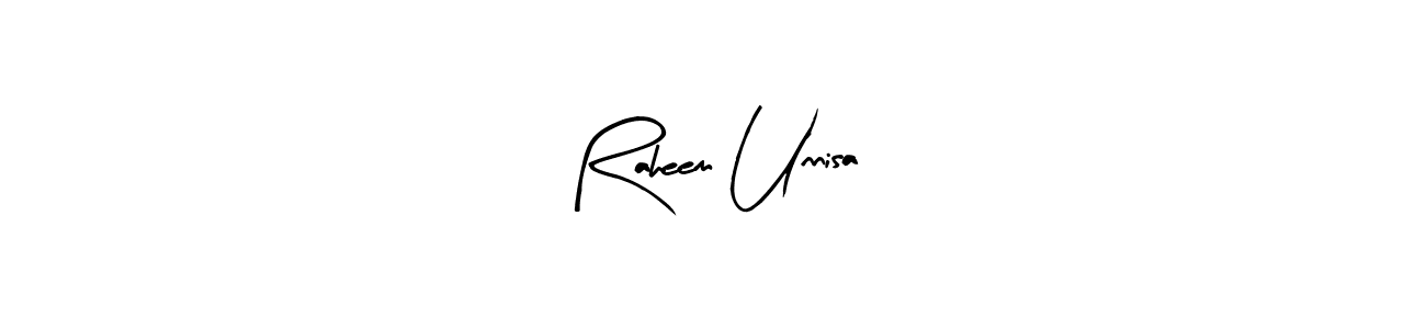 Similarly Arty Signature is the best handwritten signature design. Signature creator online .You can use it as an online autograph creator for name Raheem Unnisa. Raheem Unnisa signature style 8 images and pictures png