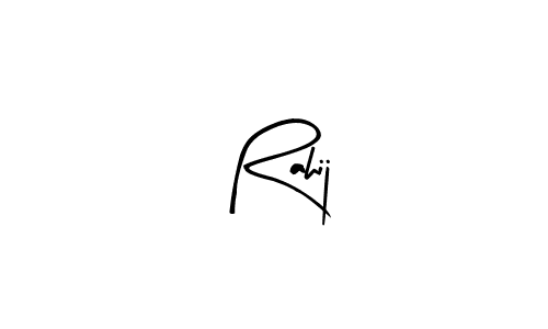Make a beautiful signature design for name Rahij. Use this online signature maker to create a handwritten signature for free. Rahij signature style 8 images and pictures png