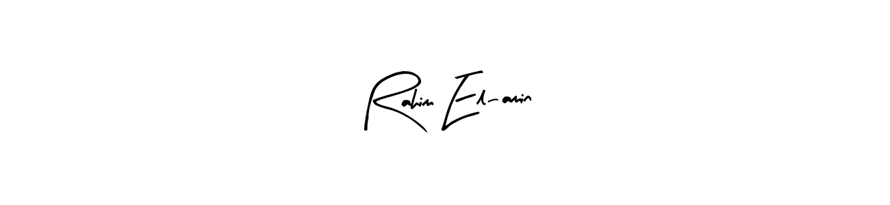 Rahim El-amin stylish signature style. Best Handwritten Sign (Arty Signature) for my name. Handwritten Signature Collection Ideas for my name Rahim El-amin. Rahim El-amin signature style 8 images and pictures png