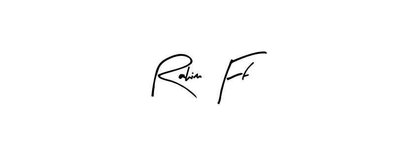 It looks lik you need a new signature style for name Rahim Ff. Design unique handwritten (Arty Signature) signature with our free signature maker in just a few clicks. Rahim Ff signature style 8 images and pictures png