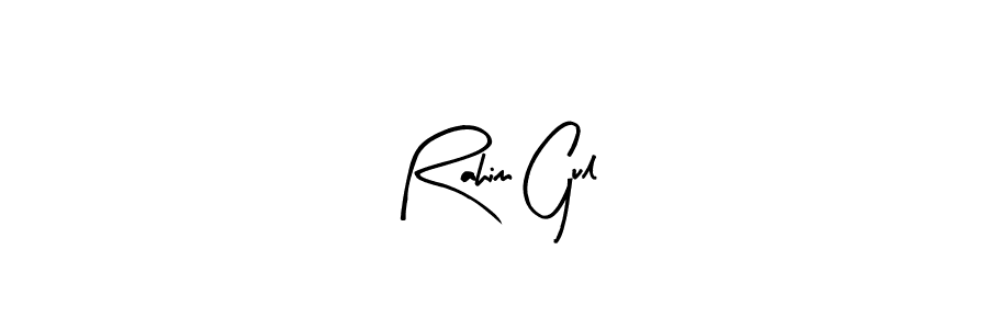 You should practise on your own different ways (Arty Signature) to write your name (Rahim Gul) in signature. don't let someone else do it for you. Rahim Gul signature style 8 images and pictures png