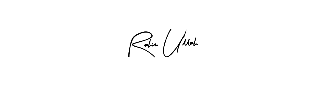 Use a signature maker to create a handwritten signature online. With this signature software, you can design (Arty Signature) your own signature for name Rahim Ullah. Rahim Ullah signature style 8 images and pictures png