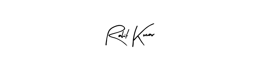 Design your own signature with our free online signature maker. With this signature software, you can create a handwritten (Arty Signature) signature for name Rahit Kumar. Rahit Kumar signature style 8 images and pictures png