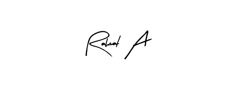 Here are the top 10 professional signature styles for the name Rahmat A. These are the best autograph styles you can use for your name. Rahmat A signature style 8 images and pictures png