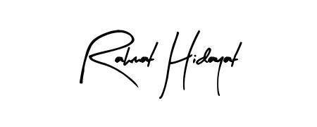 Practice writing Rahmat Hidayat with the flow of Arty Signature lettering. A fantastic source of inspiration for developing your personal signature style. Rahmat Hidayat signature style 8 images and pictures png