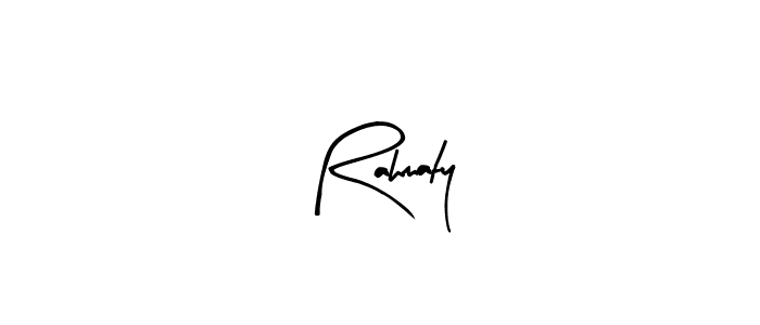 You can use this online signature creator to create a handwritten signature for the name Rahmaty. This is the best online autograph maker. Rahmaty signature style 8 images and pictures png