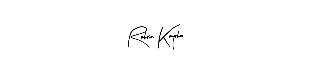 It looks lik you need a new signature style for name Rahsia Kaysha. Design unique handwritten (Arty Signature) signature with our free signature maker in just a few clicks. Rahsia Kaysha signature style 8 images and pictures png
