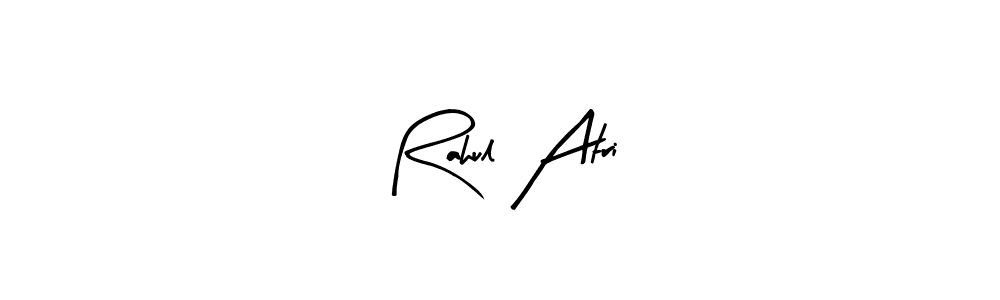 Make a beautiful signature design for name Rahul Atri. With this signature (Arty Signature) style, you can create a handwritten signature for free. Rahul Atri signature style 8 images and pictures png