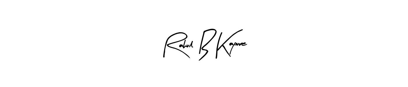 The best way (Arty Signature) to make a short signature is to pick only two or three words in your name. The name Rahul B Kapure include a total of six letters. For converting this name. Rahul B Kapure signature style 8 images and pictures png