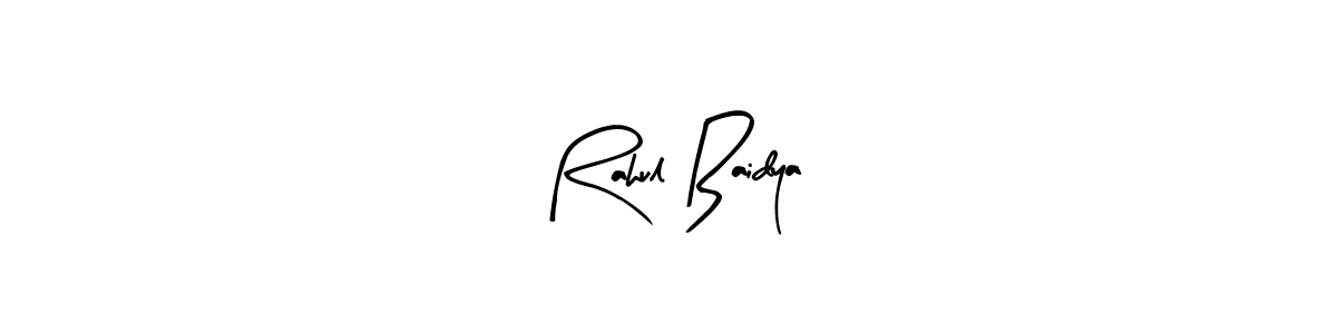 Make a beautiful signature design for name Rahul Baidya. With this signature (Arty Signature) style, you can create a handwritten signature for free. Rahul Baidya signature style 8 images and pictures png