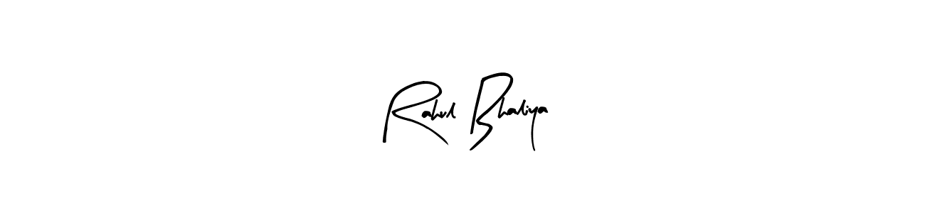 Make a beautiful signature design for name Rahul Bhaliya. With this signature (Arty Signature) style, you can create a handwritten signature for free. Rahul Bhaliya signature style 8 images and pictures png