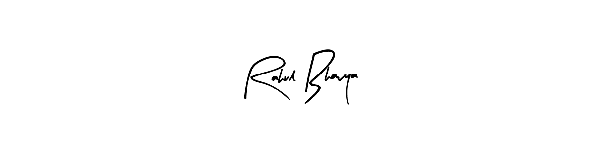 Similarly Arty Signature is the best handwritten signature design. Signature creator online .You can use it as an online autograph creator for name Rahul Bhavya. Rahul Bhavya signature style 8 images and pictures png