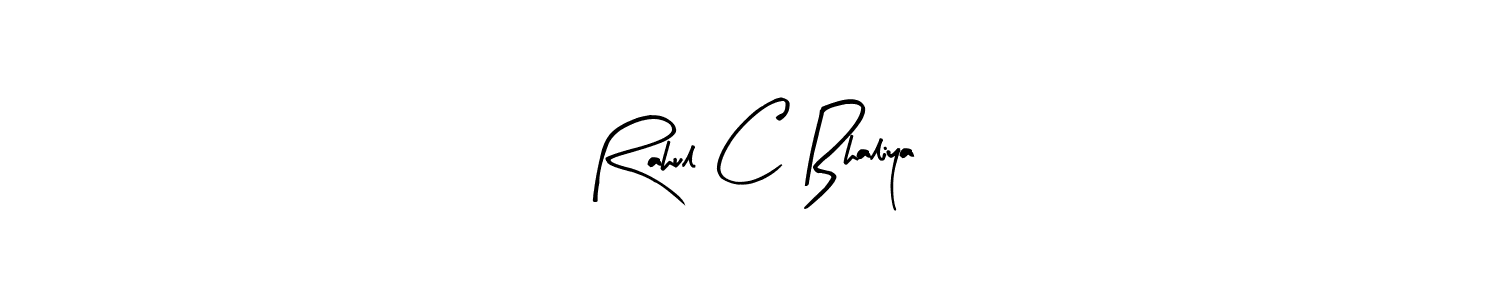 You should practise on your own different ways (Arty Signature) to write your name (Rahul C Bhaliya) in signature. don't let someone else do it for you. Rahul C Bhaliya signature style 8 images and pictures png