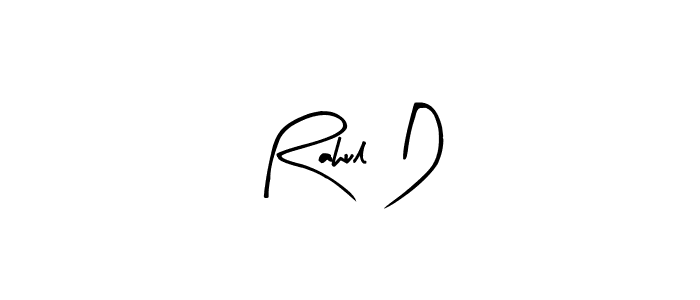 Rahul D stylish signature style. Best Handwritten Sign (Arty Signature) for my name. Handwritten Signature Collection Ideas for my name Rahul D. Rahul D signature style 8 images and pictures png