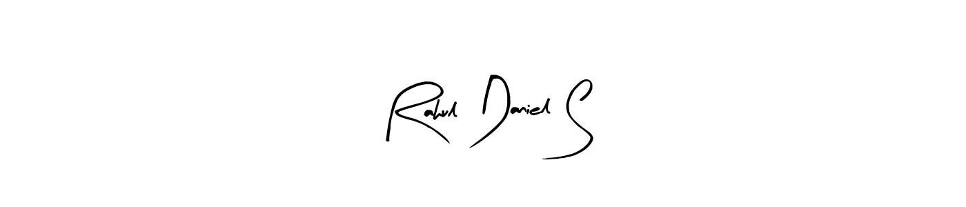 Make a beautiful signature design for name Rahul Daniel S. With this signature (Arty Signature) style, you can create a handwritten signature for free. Rahul Daniel S signature style 8 images and pictures png