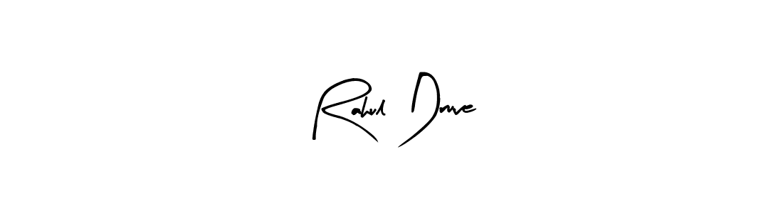 The best way (Arty Signature) to make a short signature is to pick only two or three words in your name. The name Rahul Druve include a total of six letters. For converting this name. Rahul Druve signature style 8 images and pictures png