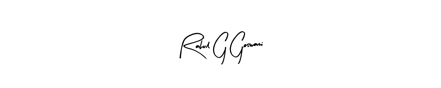 Also we have Rahul G Goswami name is the best signature style. Create professional handwritten signature collection using Arty Signature autograph style. Rahul G Goswami signature style 8 images and pictures png