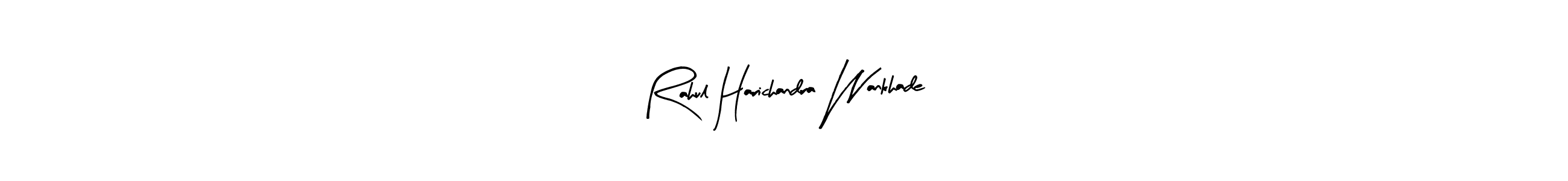 You can use this online signature creator to create a handwritten signature for the name Rahul Harichandra Wankhade. This is the best online autograph maker. Rahul Harichandra Wankhade signature style 8 images and pictures png