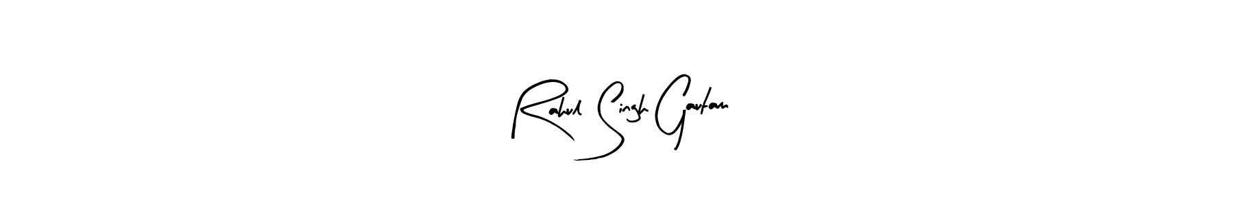 How to make Rahul Singh Gautam name signature. Use Arty Signature style for creating short signs online. This is the latest handwritten sign. Rahul Singh Gautam signature style 8 images and pictures png