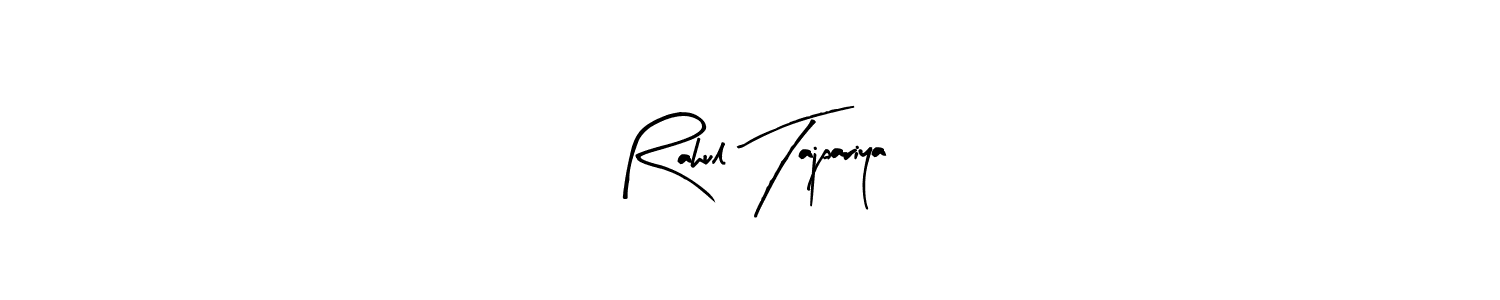 Rahul Tajpariya stylish signature style. Best Handwritten Sign (Arty Signature) for my name. Handwritten Signature Collection Ideas for my name Rahul Tajpariya. Rahul Tajpariya signature style 8 images and pictures png