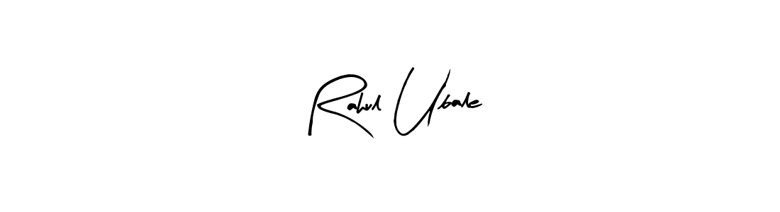 You should practise on your own different ways (Arty Signature) to write your name (Rahul Ubale) in signature. don't let someone else do it for you. Rahul Ubale signature style 8 images and pictures png