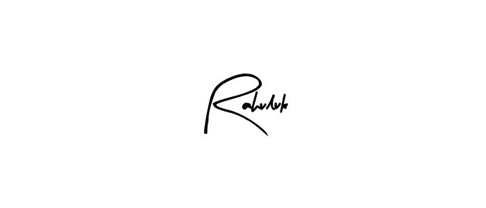 Use a signature maker to create a handwritten signature online. With this signature software, you can design (Arty Signature) your own signature for name Rahuluk. Rahuluk signature style 8 images and pictures png