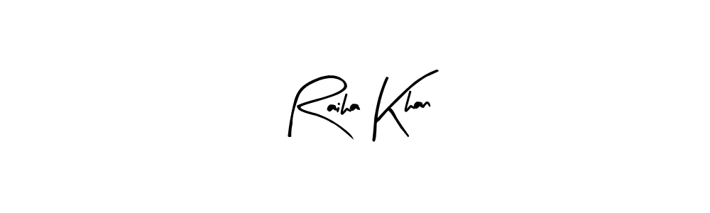 Make a beautiful signature design for name Raiha Khan. Use this online signature maker to create a handwritten signature for free. Raiha Khan signature style 8 images and pictures png