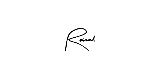 Similarly Arty Signature is the best handwritten signature design. Signature creator online .You can use it as an online autograph creator for name Raimal. Raimal signature style 8 images and pictures png